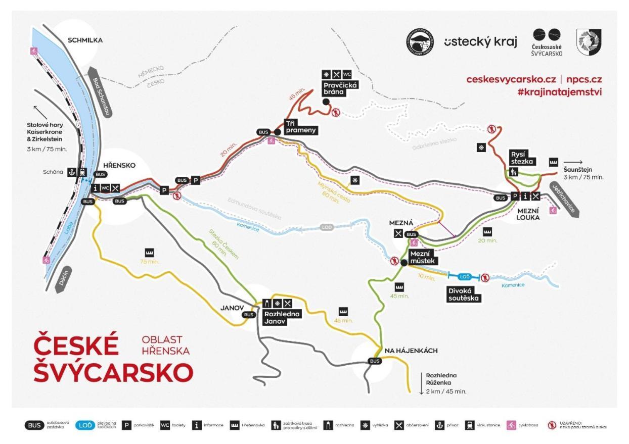 Apartman Hranice - Hřensko Kültér fotó